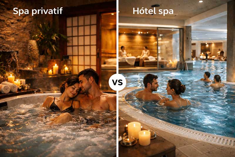 Spa privatif ou hôtel avec spa : que choisir pour une vraie parenthèse bien-être ?